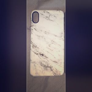 iPhone XS Max marble snap on case